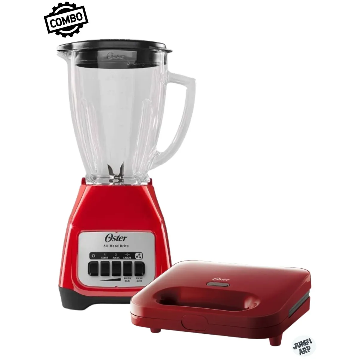 OSTER - Combo Oster Licuadora Blstkag Rpb + Sanguchera Ckstsm2885r