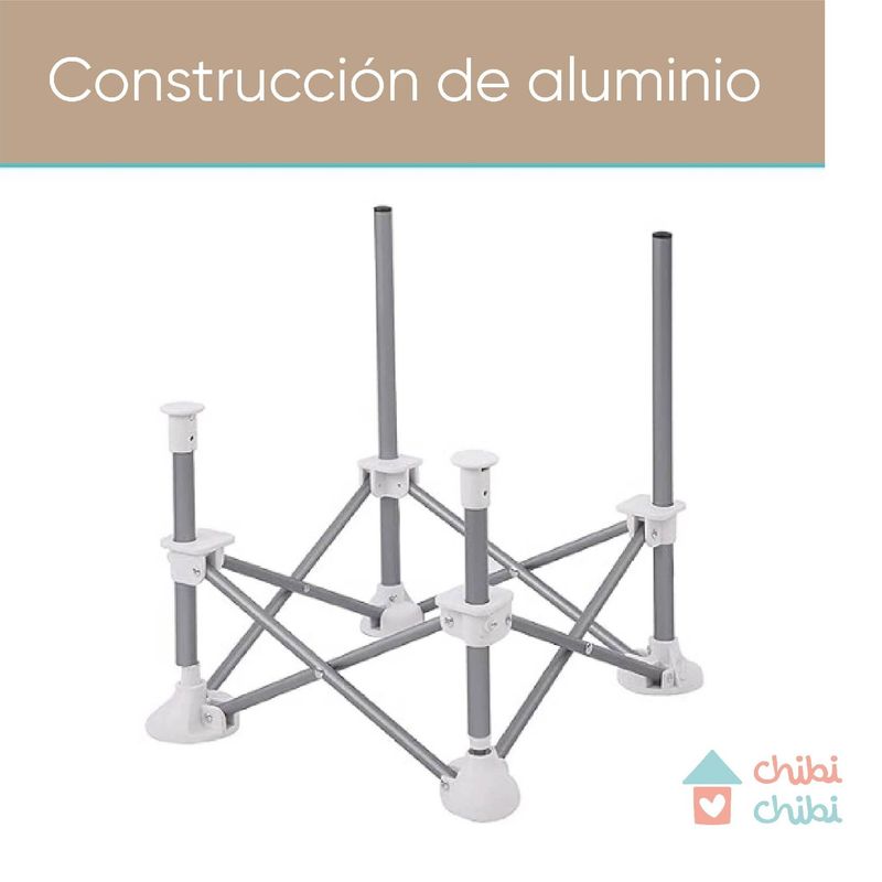 CHIBI CHIBI - SILLA DE COMER PORTATIL - GRIS