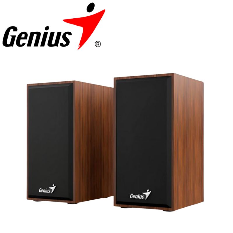 GENIUS - PARLANTE GENIUS SP-HF180 6W USB POWER WOOD