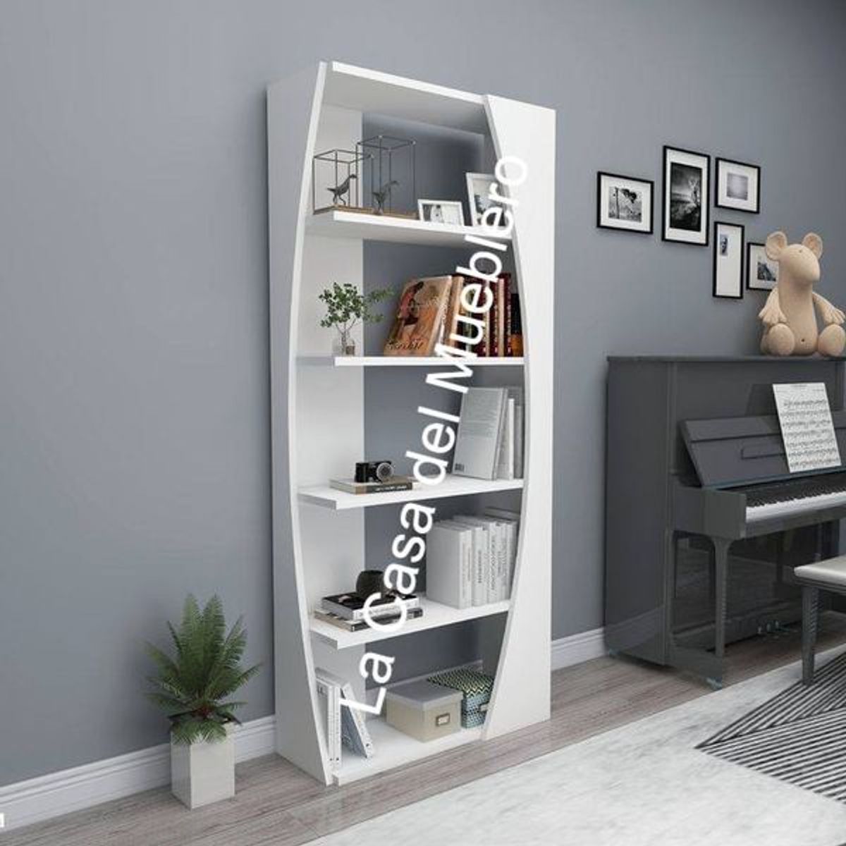 GENERICO - LIBRERO KELSIE - LA CASA DEL MUEBLERO - BLANCO