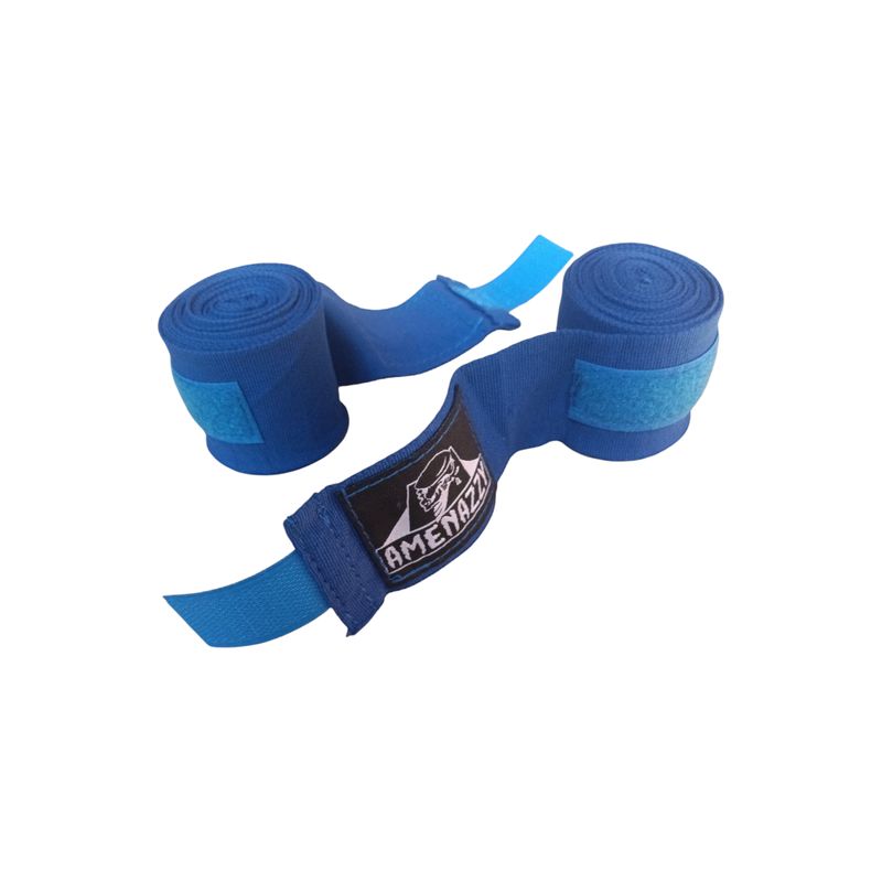 GENERICO - Vendas Elasticas Boxeo Artes Marciales 3 Mts Amenazzy Azul