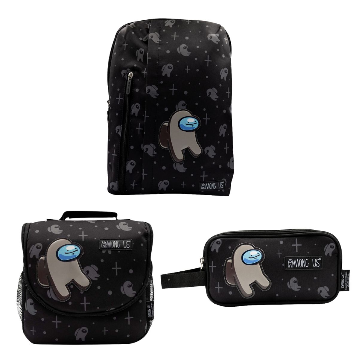 CHILDRENS CLUB - Set de Mochila escolar x3 piezas - Among Us