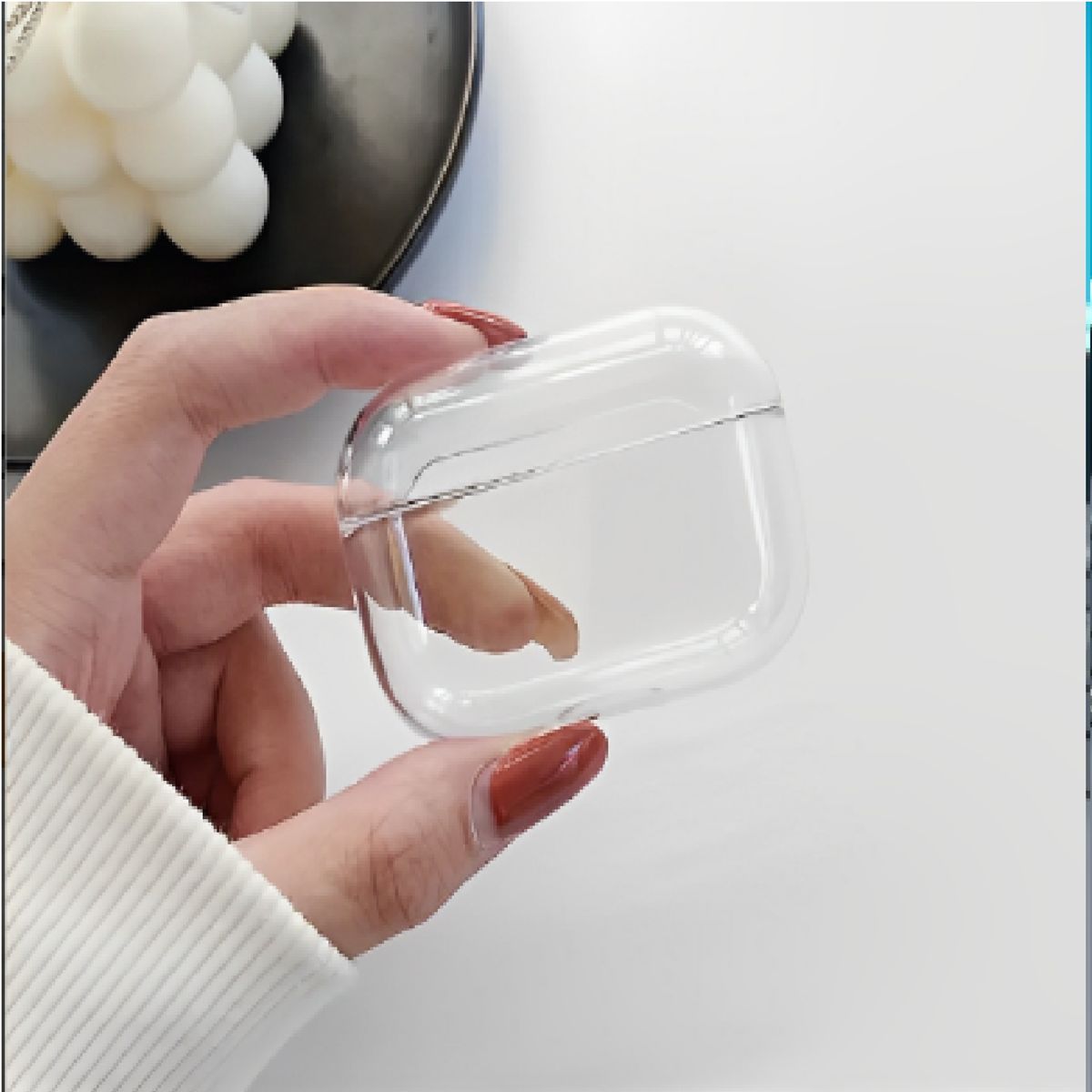 GENERICO - Fundacase Para AirPods Pro 2 - TRANSPARENTE