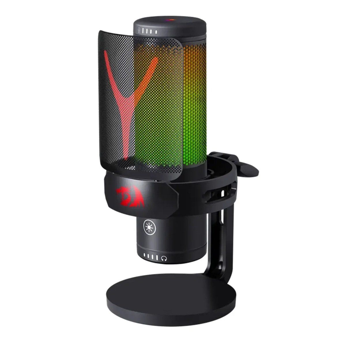 REDRAGON - Redragon - Micrófono Fenris GM301 RGB USB Cardioide - Negro