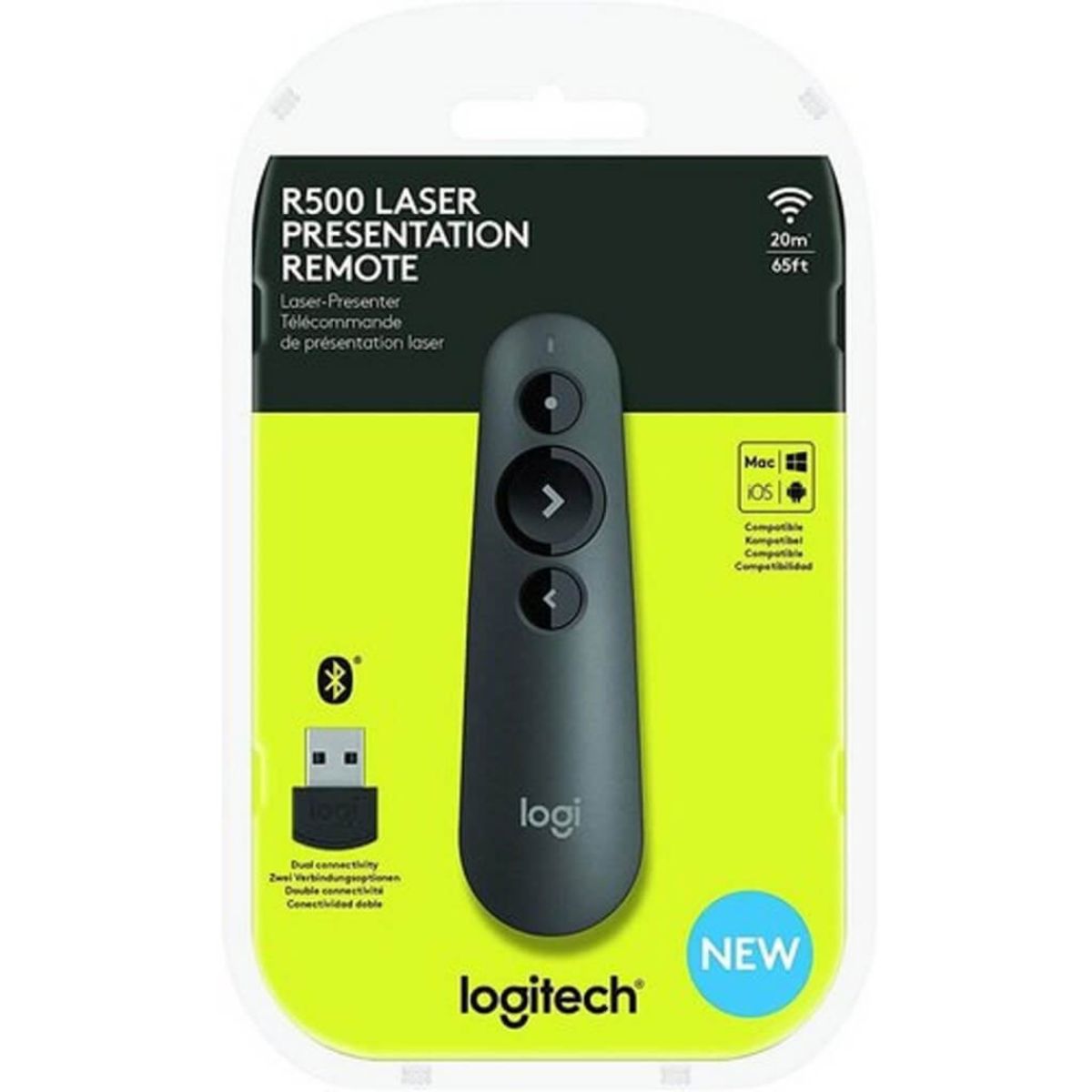 LOGITECH - PUNTERO LOGITECH R500 WIRELESS 20M RED LASER