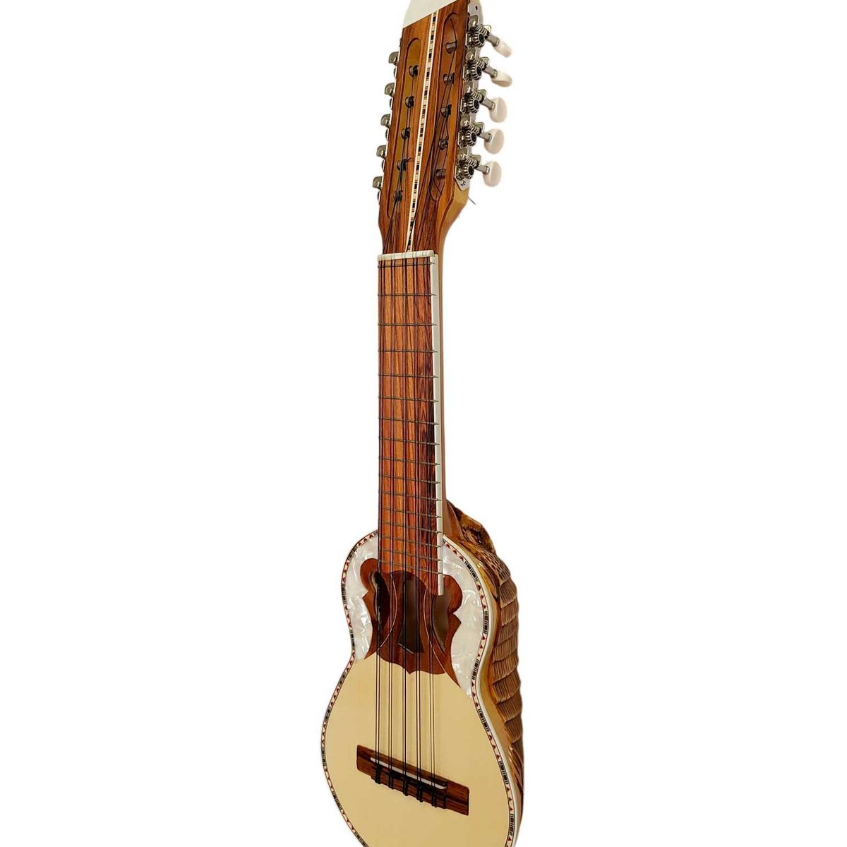 GENERICO - Charango Semiprofesional Con Hermoso Tallado + Funda