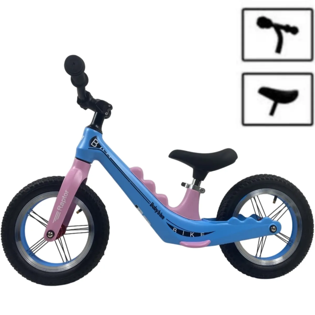 GENERICO - BICICLETA DE EQUILIBRIO BALANCE PARA NIÑOS SIN PEDAL ROSA