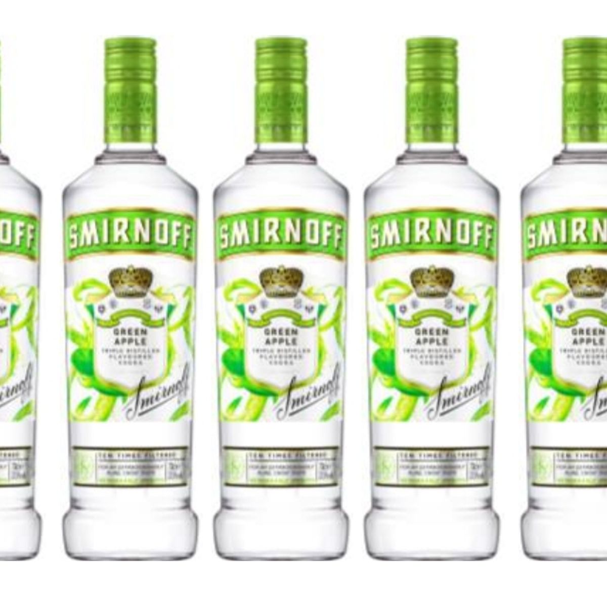 SMIRNOFF - VODKA SMIRNOFF GREEN APPLE 700ML - 6 UND