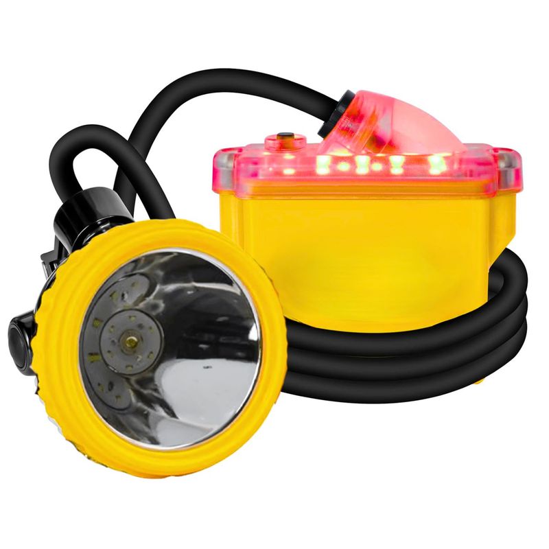 CAFINI - Linterna frontal Minera Recargable resistente al agua