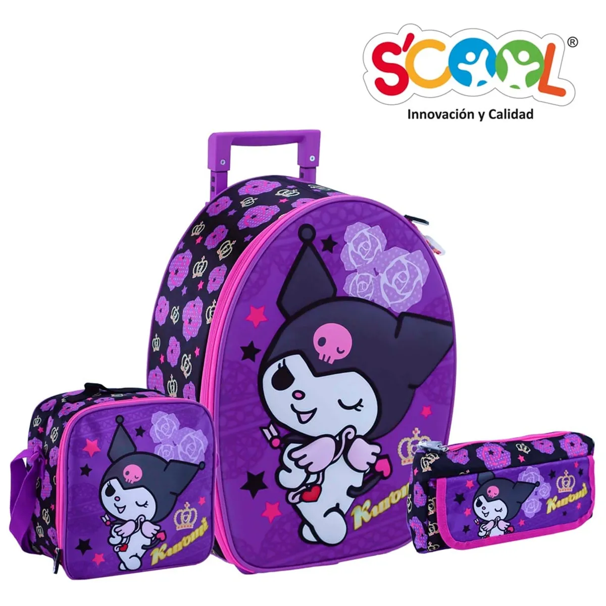 SCOOL - Set Scool Ranger Maleta Escolar Kuromi Oficio