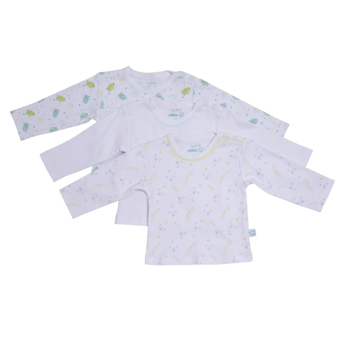 PILLIN - Pack 3 Camiseta Bebé Niño PRQ110 PILLIN