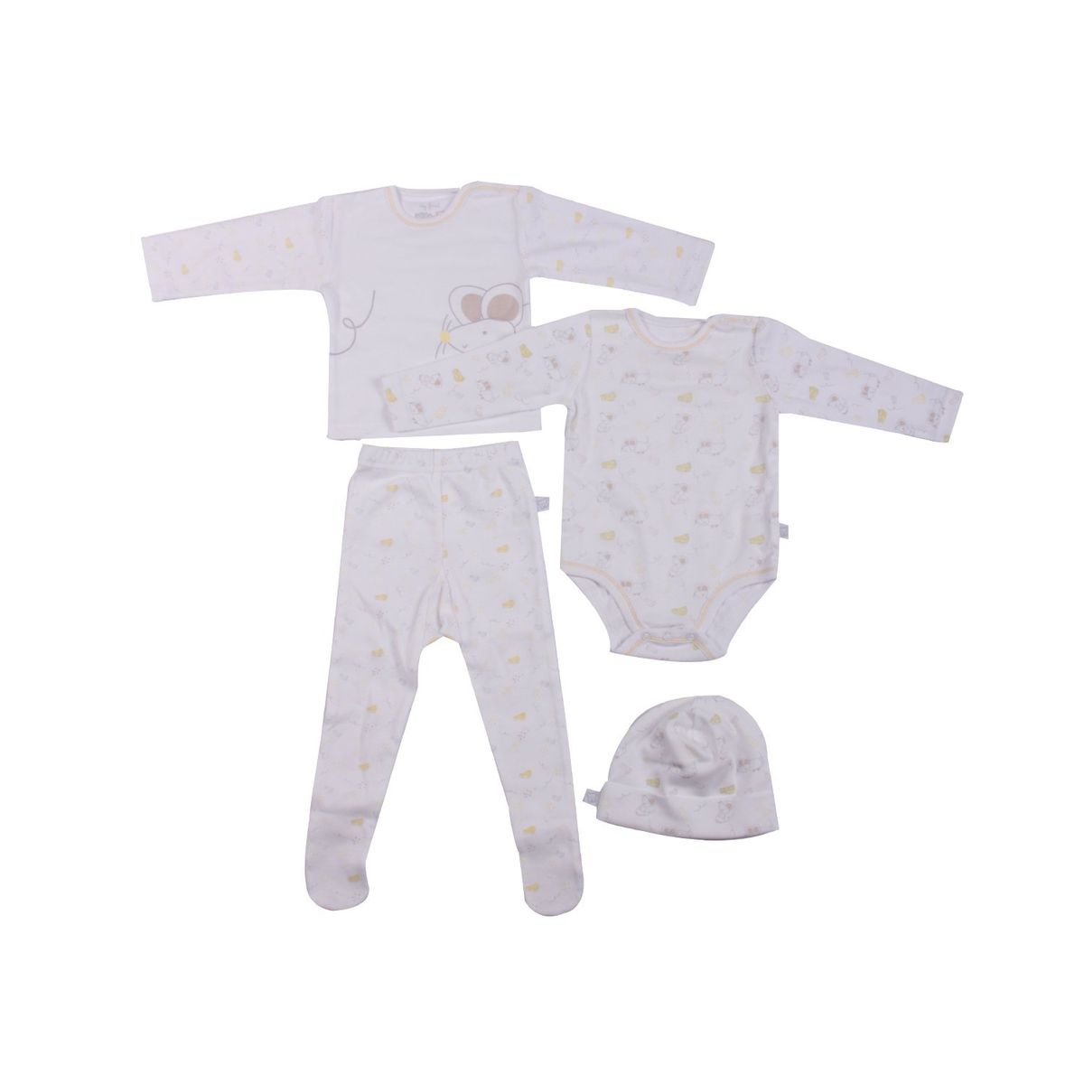 PILLIN - Set 4 pcs Bebé Estampado PRW129 PILLIN