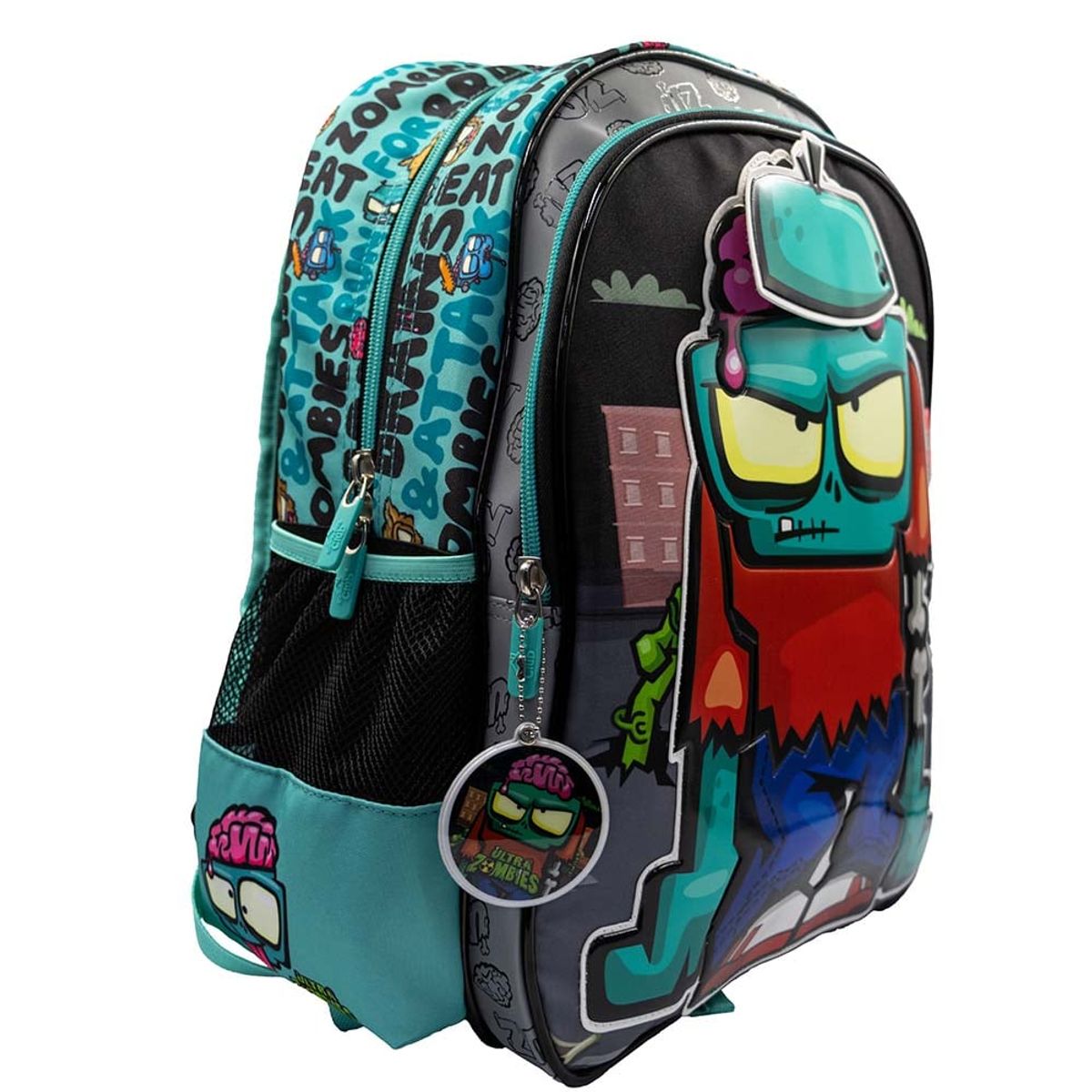 CHILDRENS CLUB - Set de Mochila escolar x3 piezas - Zombies