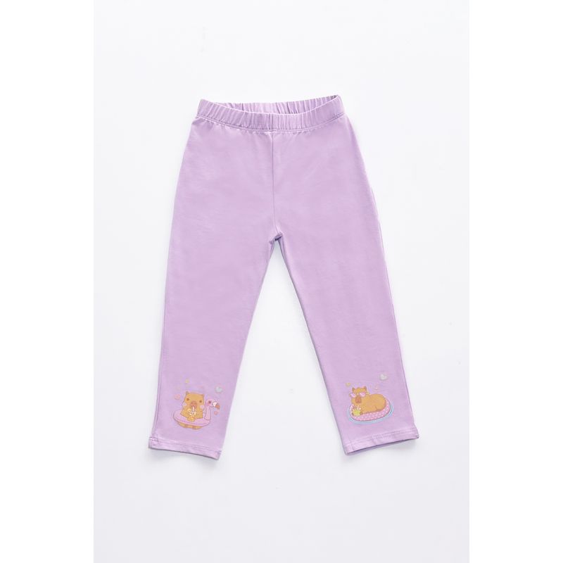 KIDS MASHMELO - LEGUIN PARA NIÑA CON ESTAMPADO EN BOTAPIES CAPIBARA KIDS MASHMELO