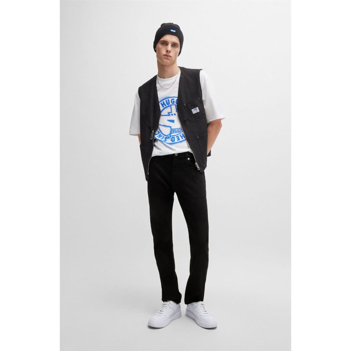 HUGO BOSS - Hugo -  Pantalones jean slim fit de denim elástico