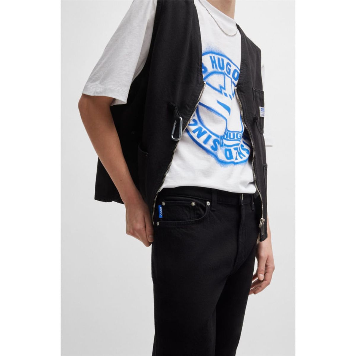 HUGO BOSS - Hugo -  Pantalones jean slim fit de denim elástico