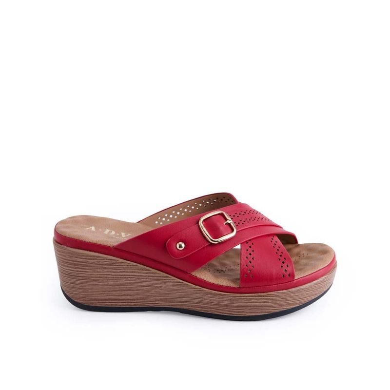 ADV - Sandalia Slide Casual ANA-2506 Rojo ADV