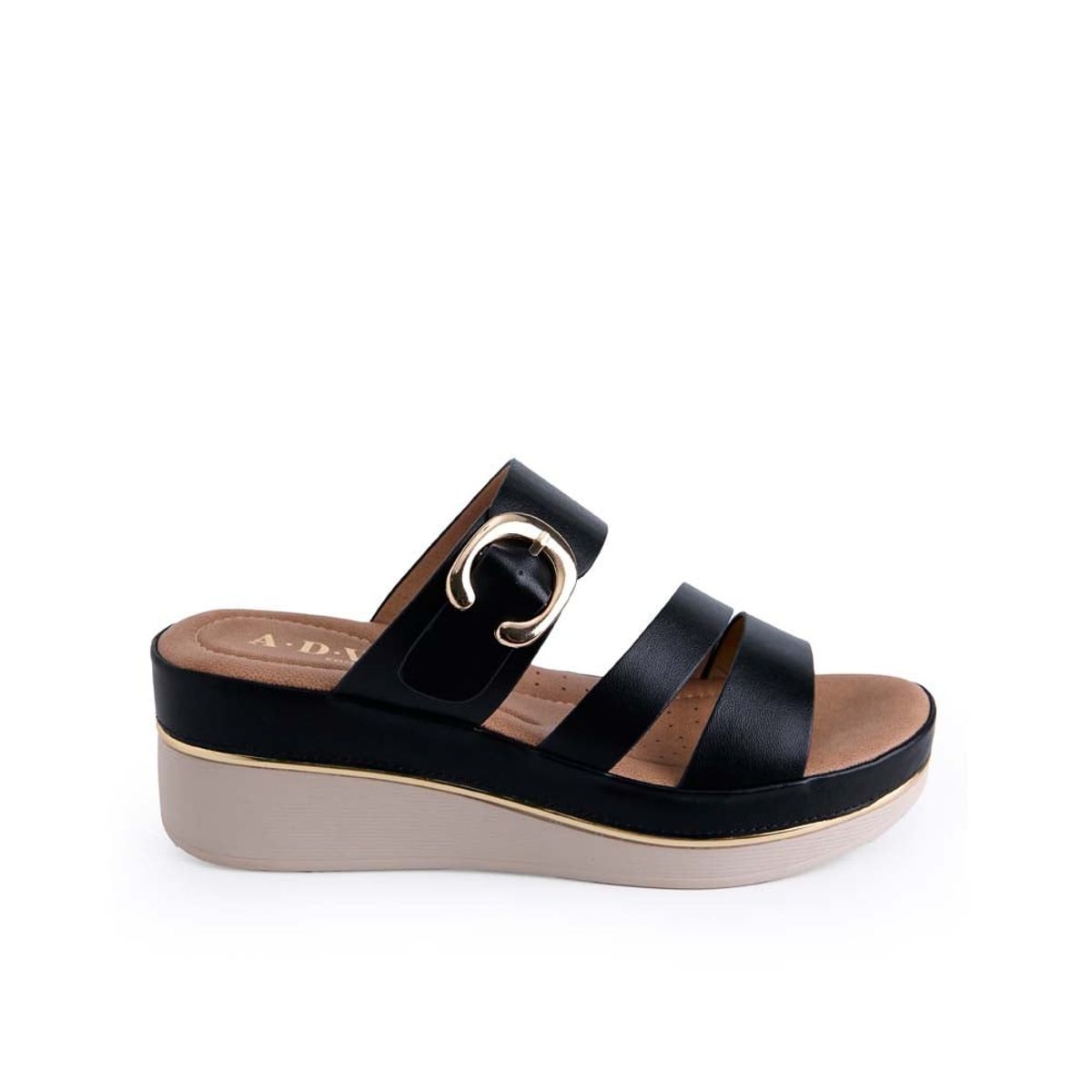 ADV - Sandalia Strap Casual ANA-2508 Negro ADV