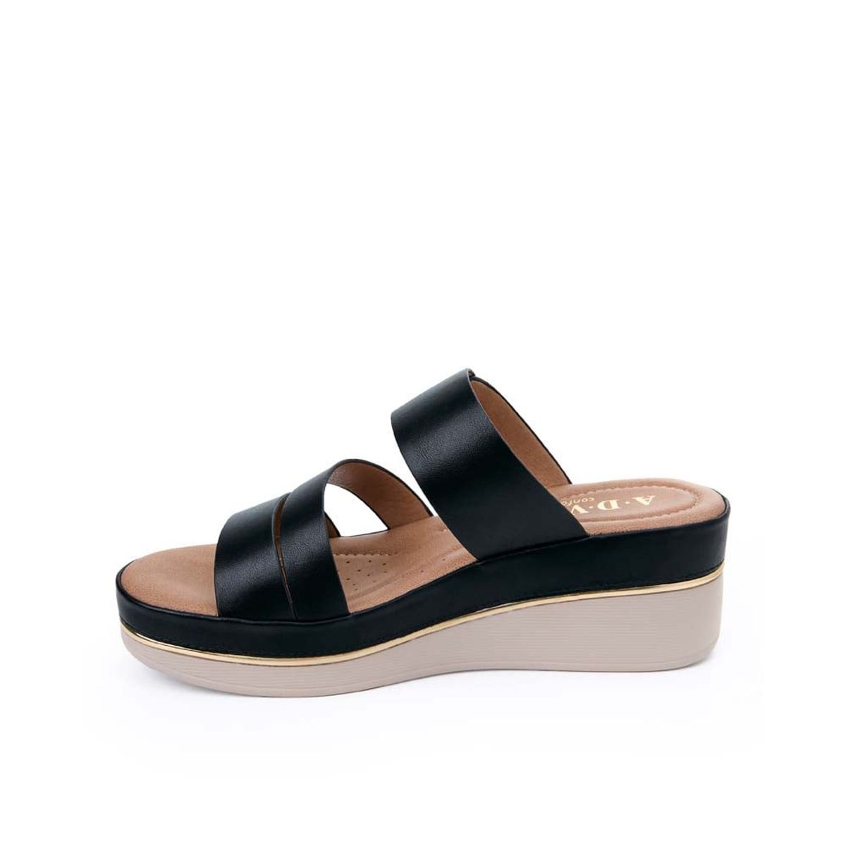 ADV - Sandalia Strap Casual ANA-2508 Negro ADV