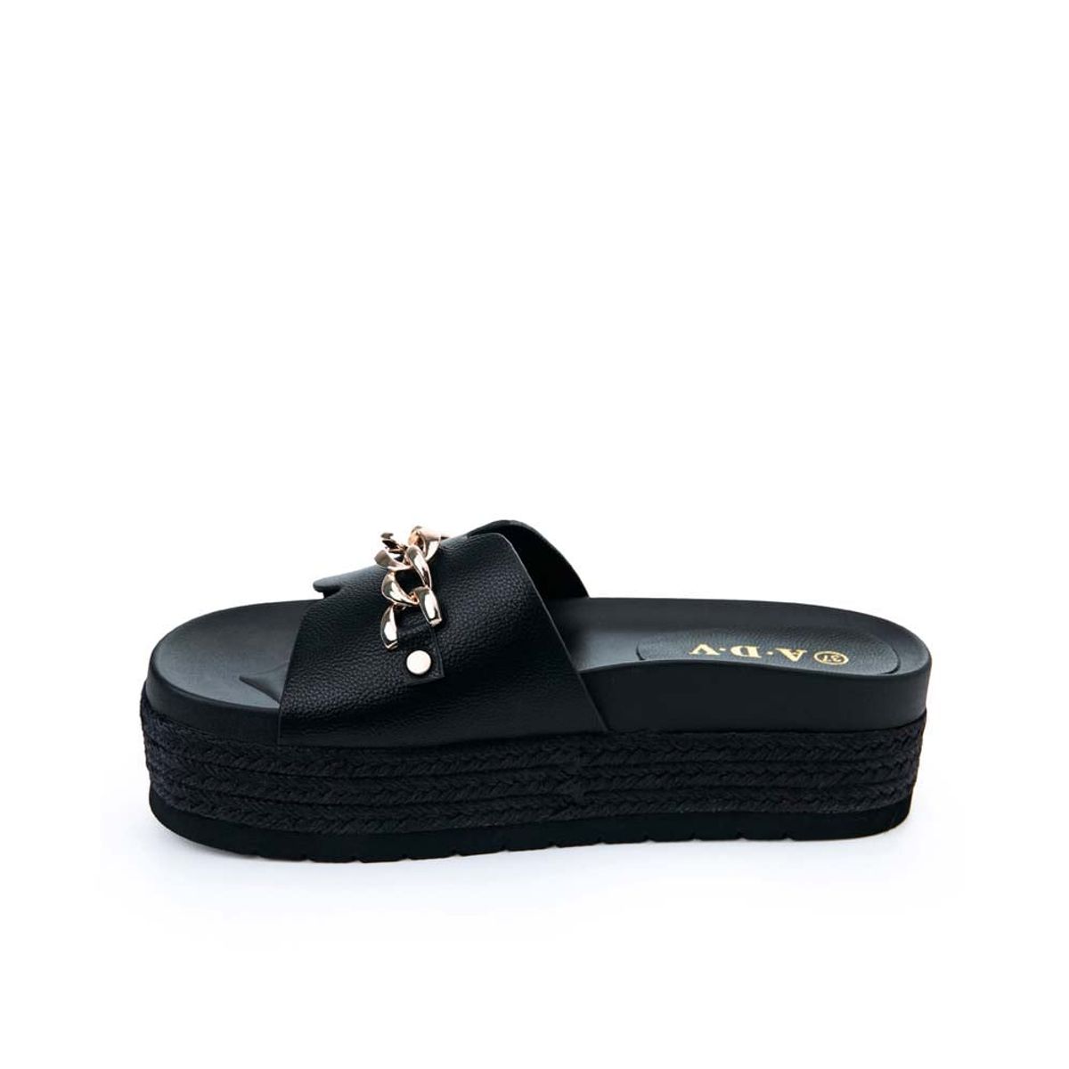 ADV - Sandalia Slide Casual ANA-2520 Negro ADV