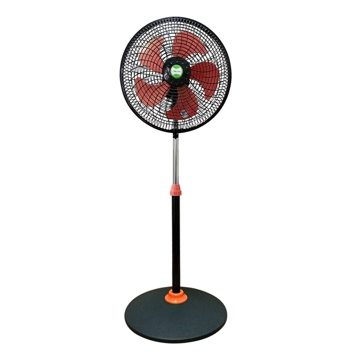 BOSSKO - VENTILADOR BOSSKO 16"  PEDESTAL DE 5 ASPAS BK-8314VC NARANJA