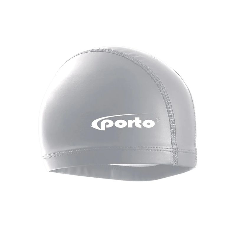 PORTO - GORRO DE NATACIÓN DE LICRA PU  PORTO PLOMO