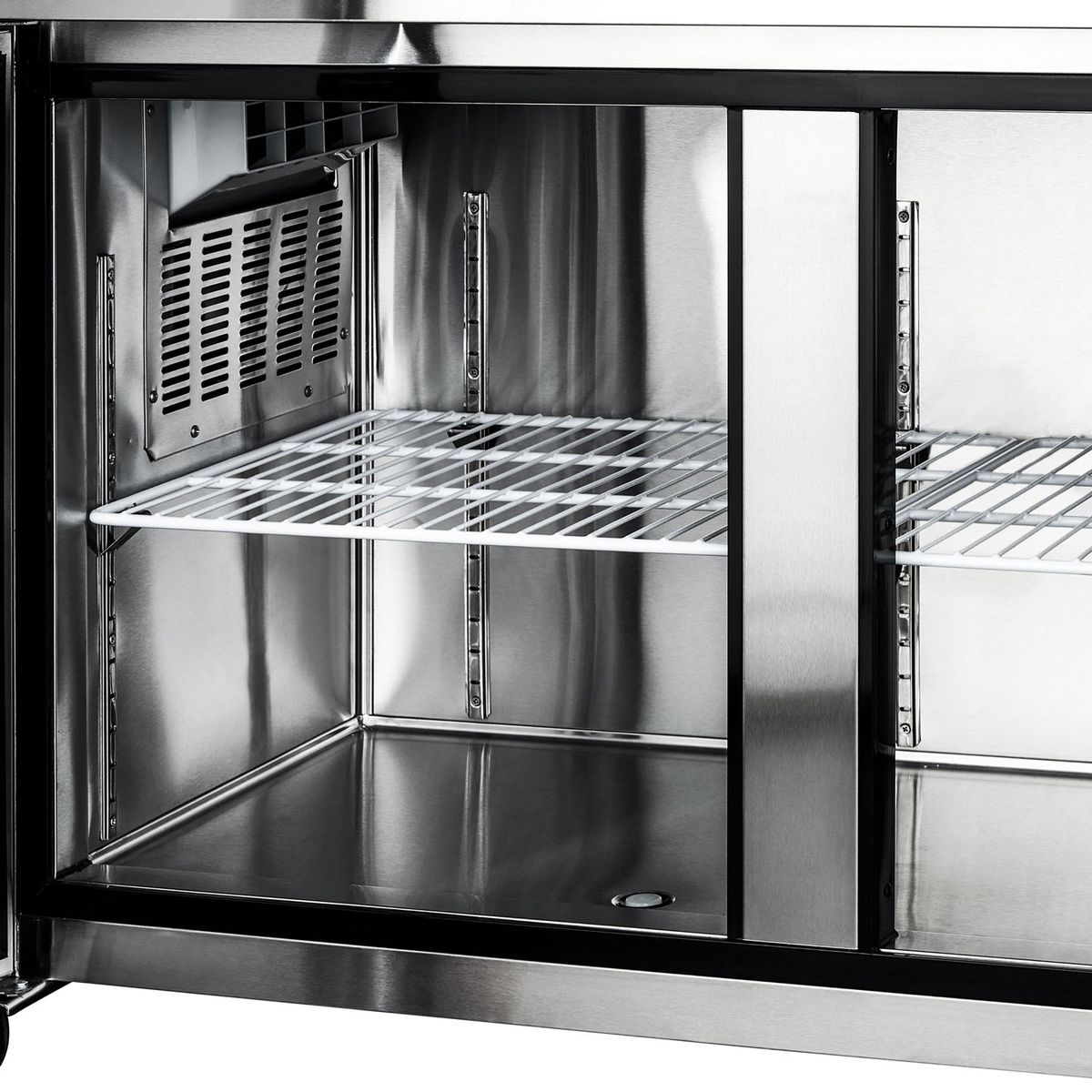 VENTUS - Ventus Mesa Refrigerada Acerada - 2 Repisas- Acero Inox - VMR2PS-260