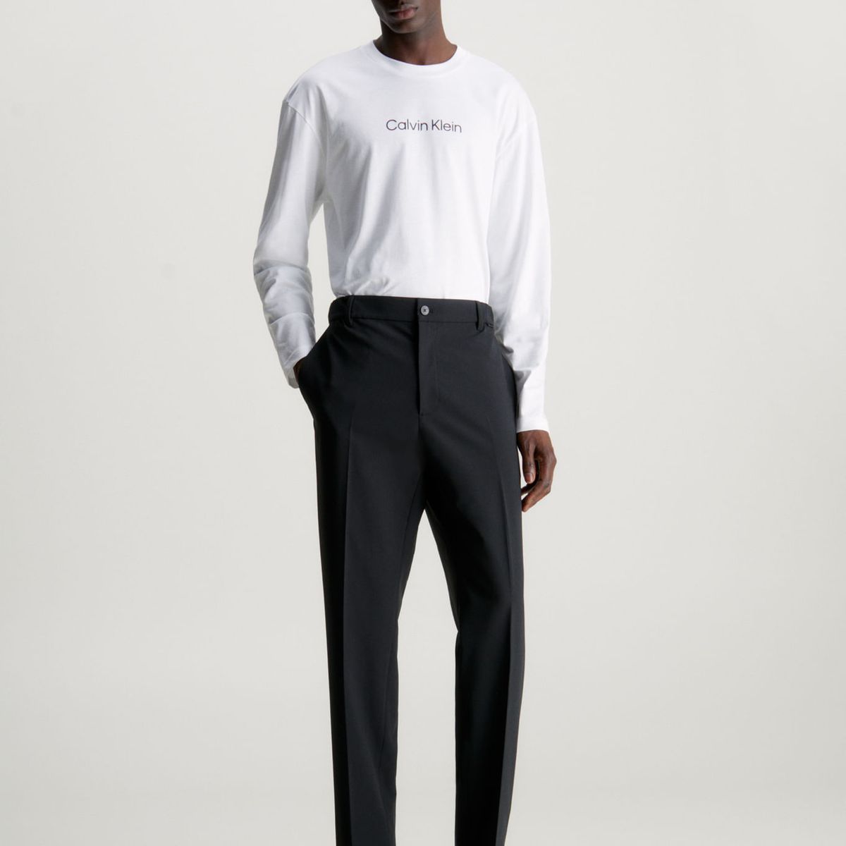 CALVIN KLEIN - CAMISETA HERO LOGO LS T-SHIRT