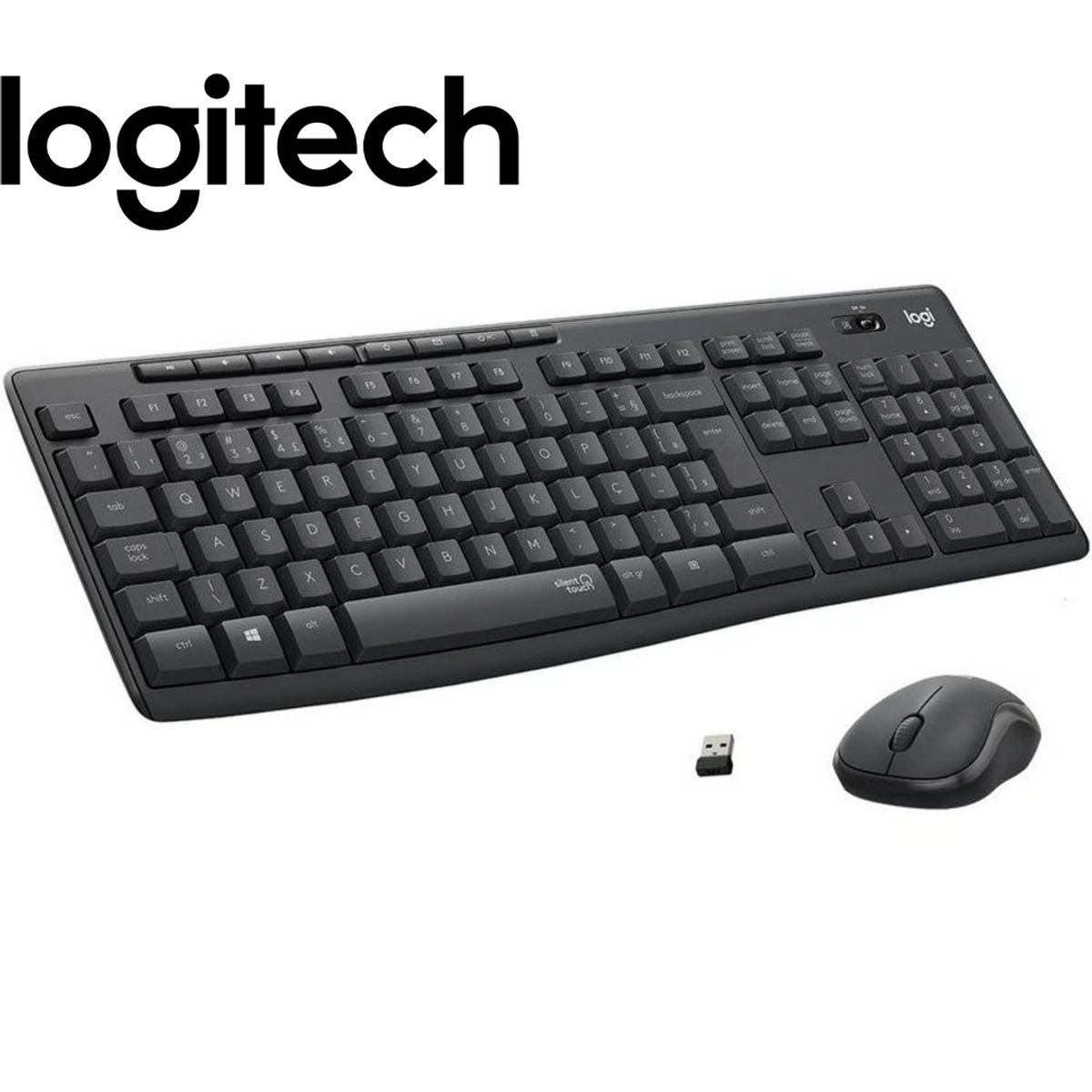 LOGITECH - Kit teclado mouse inalambrico logitech mk295 - negro