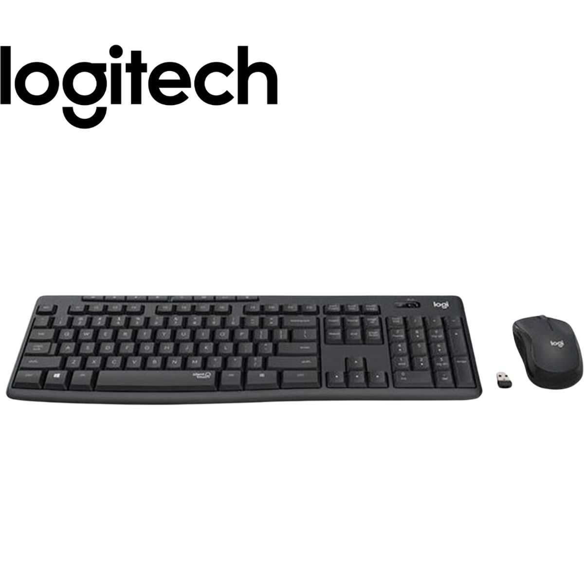 LOGITECH - Kit teclado mouse inalambrico logitech mk295 - negro