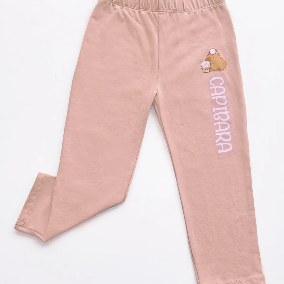 KIDS MASHMELO - LEGUINS PARA NIÑA LETRAS VERTICALES CAPIBARA KIDS MASHMELO