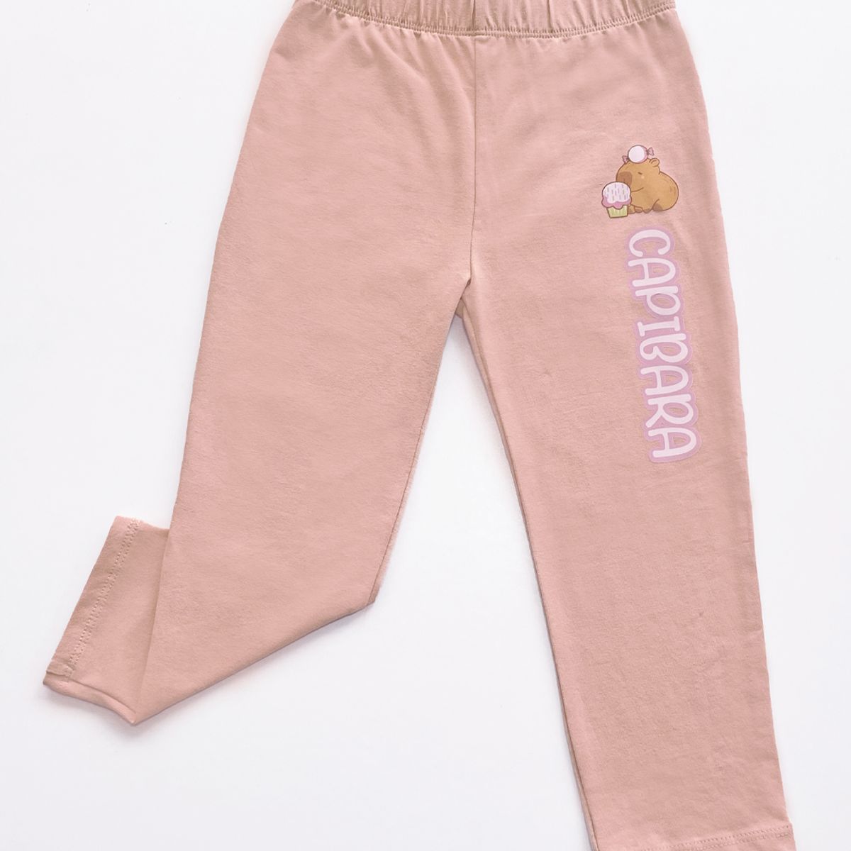 KIDS MASHMELO - LEGUINS PARA NIÑA LETRAS VERTICALES CAPIBARA KIDS MASHMELO