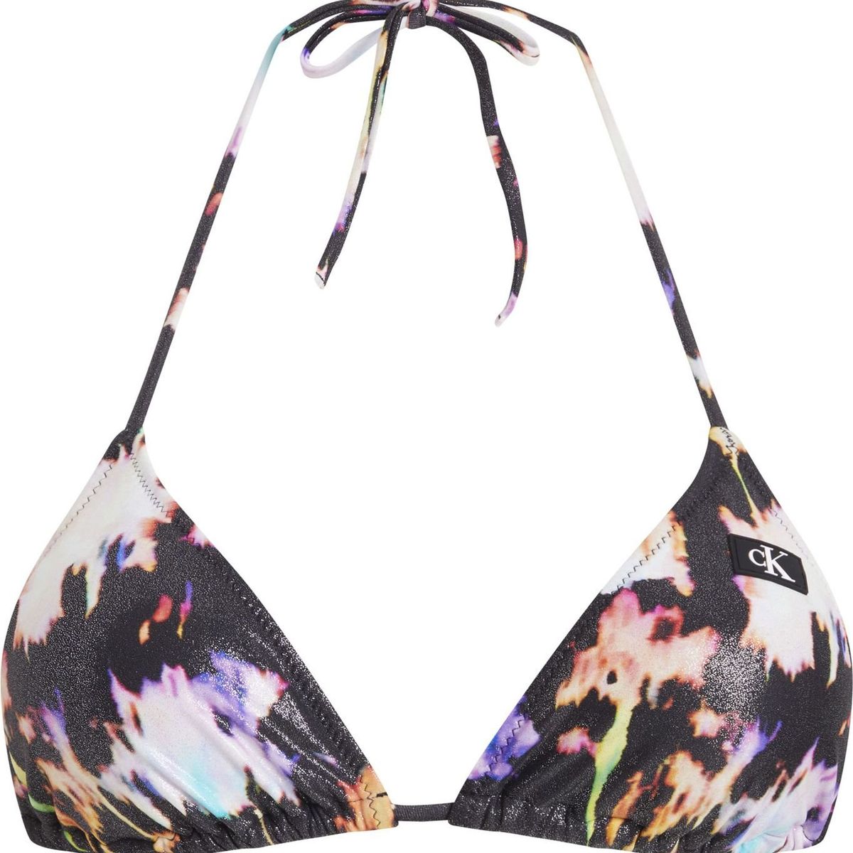 CALVIN KLEIN - ROPA DE BAÑO PARTE DE ARRIBA TRIANGLE-PRINT-RP CK