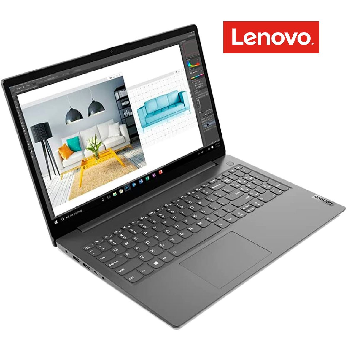 LENOVO - LAPTOP LENOVO V15 G4 AMN RYZEN 3-7320U RAN 8GB SSD 256GB 156 FHD Windows 11Pro