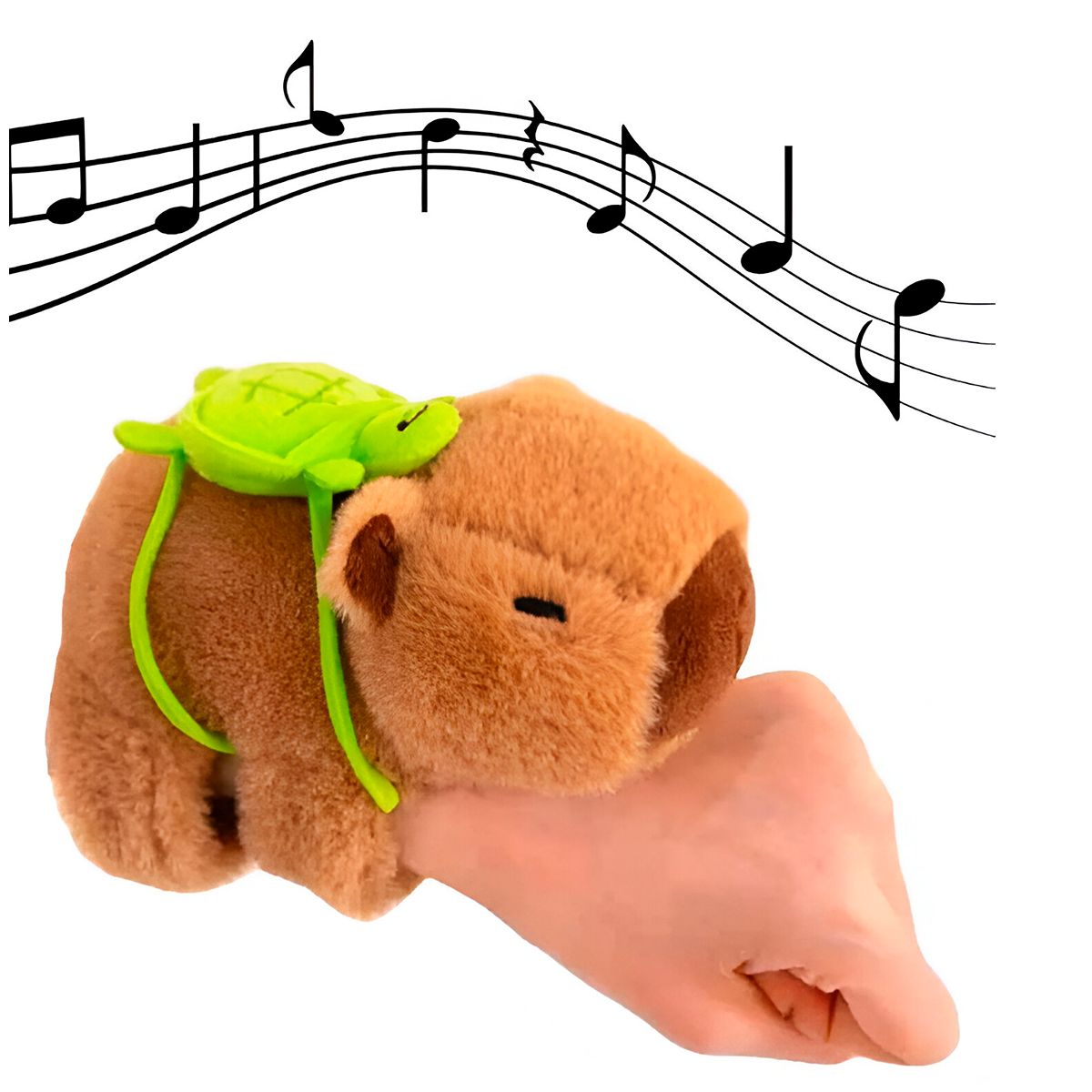 GENERICO - Capibara Brazalete Musical Pulsera Peluche