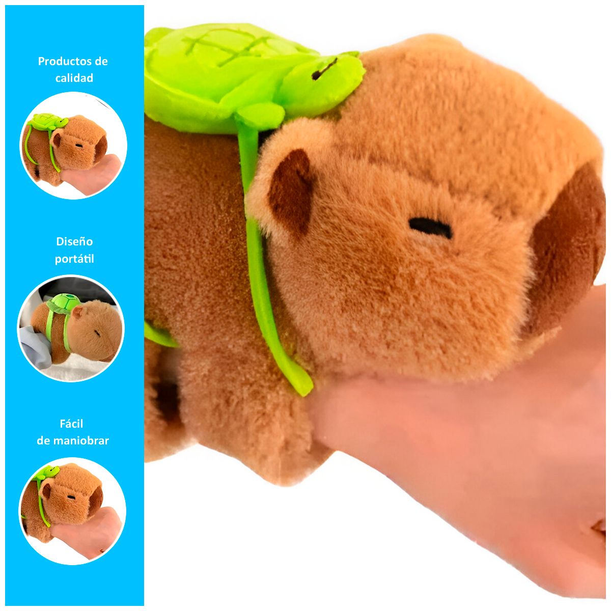 GENERICO - Capibara Brazalete Musical Pulsera Peluche