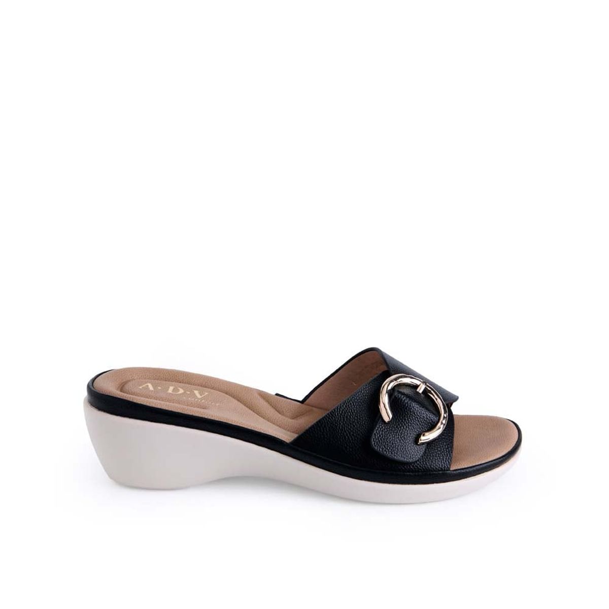 ADV - Sandalia Slide Casual ANA-2510 Negro ADV