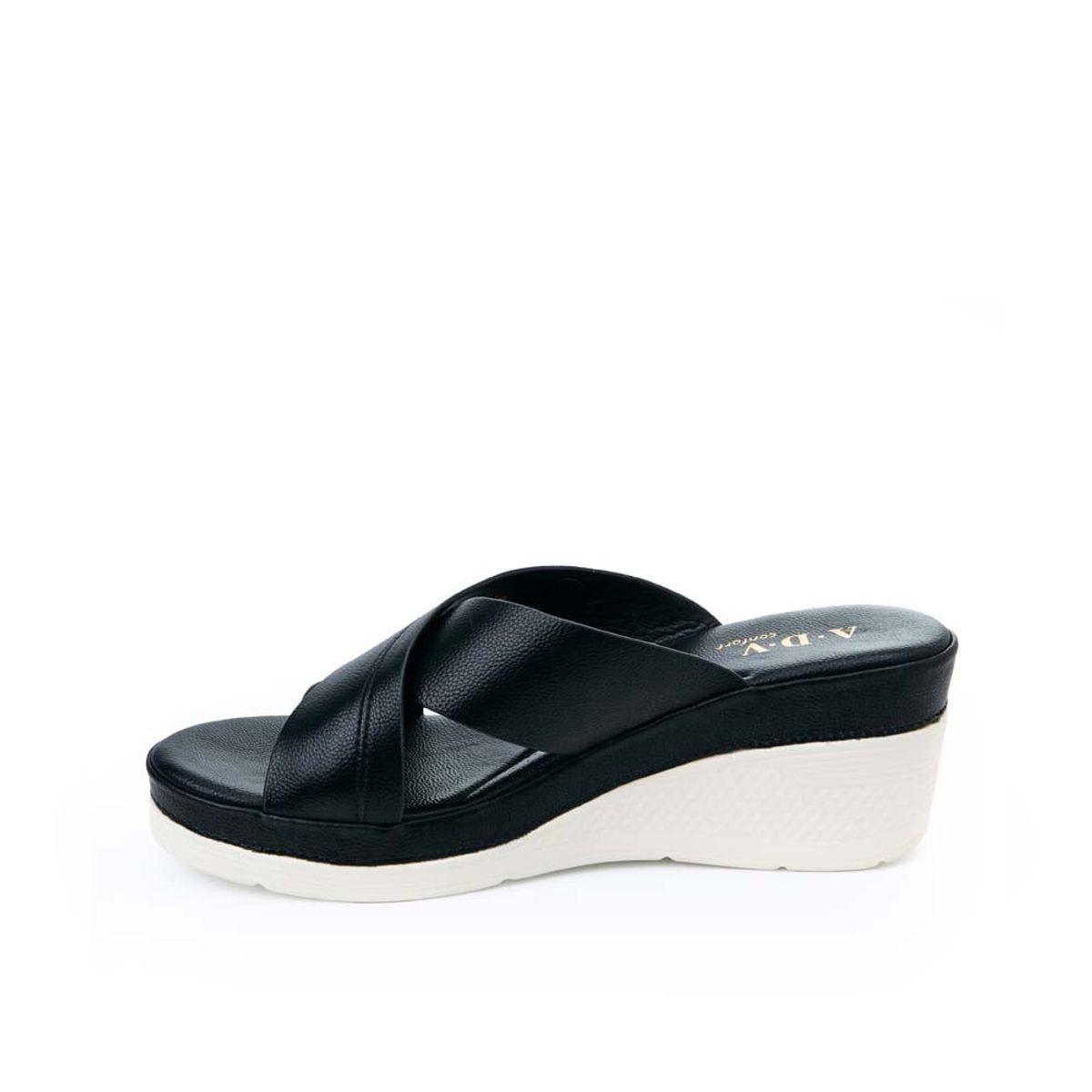 ADV - Sandalia Slide Casual ANA-2512 Negro ADV