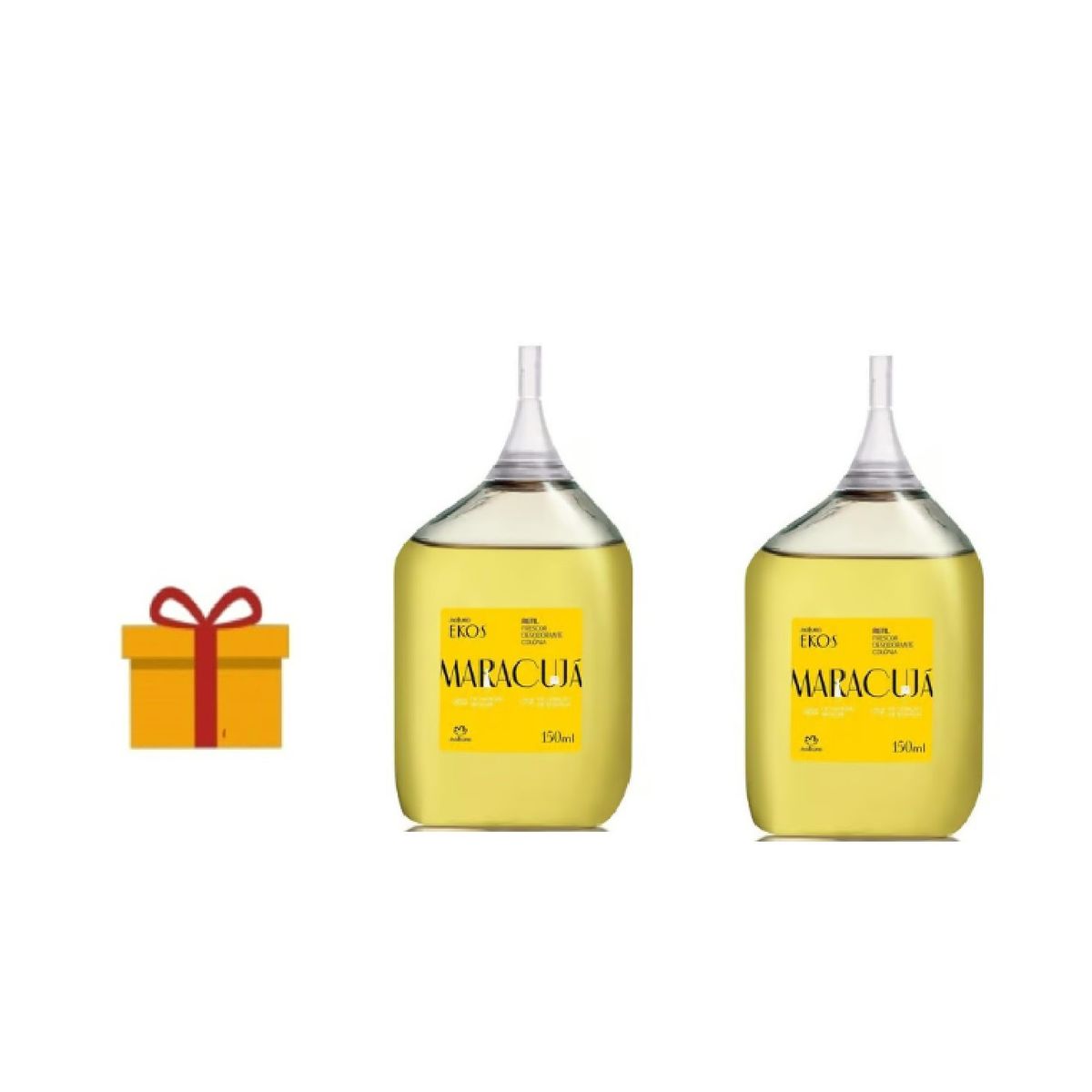 NATURA - 2 frescores de maracuya repuestos 150ml Ekos Natura + regalo