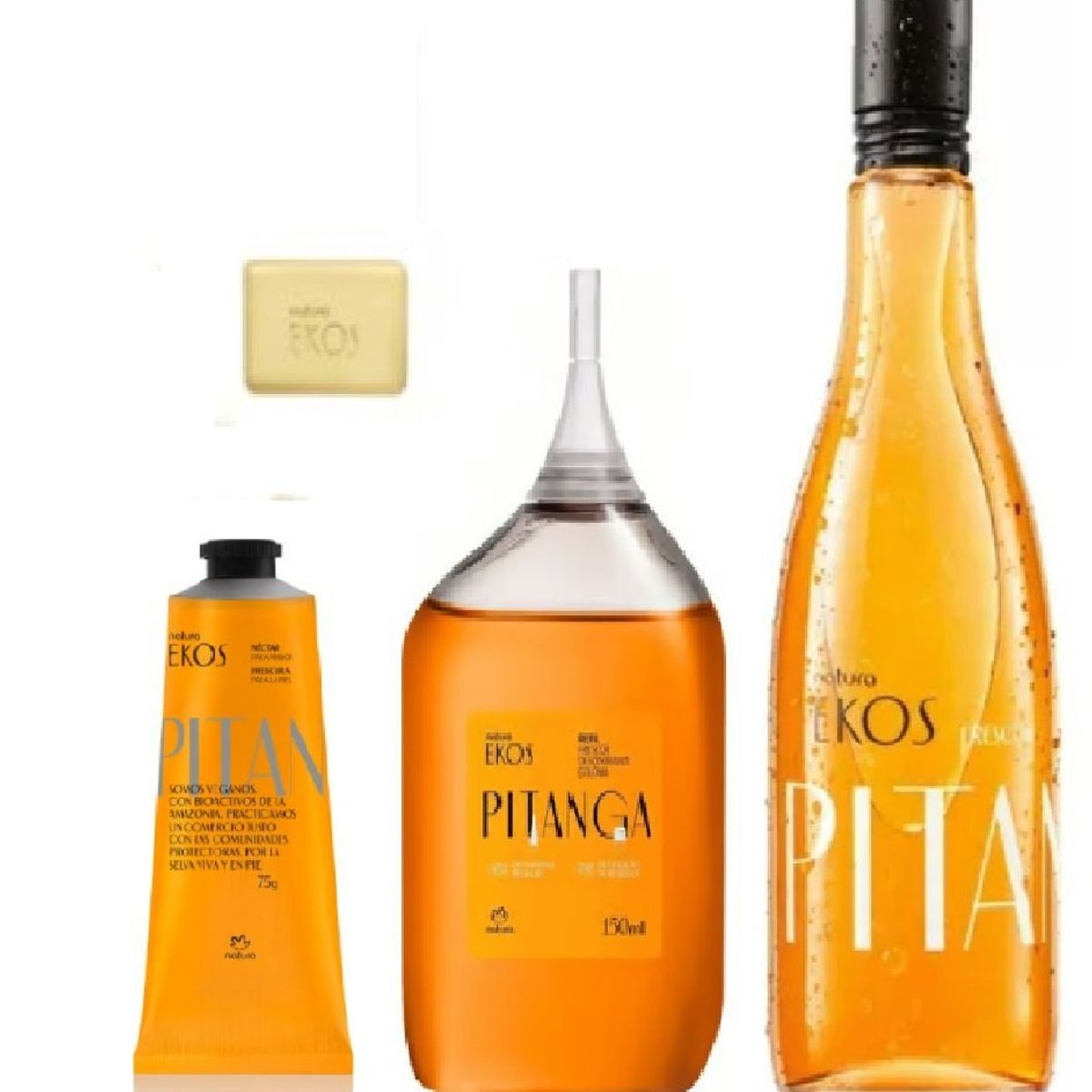 NATURA - Colonia pitanga ekos 150ml+ repuesto+ jabon + crema de manos