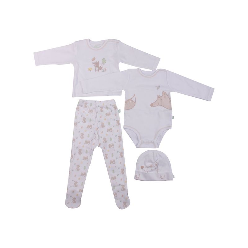 PILLIN - Set 4 pcs Bebé Niño Estampado PRW127 PILLIN