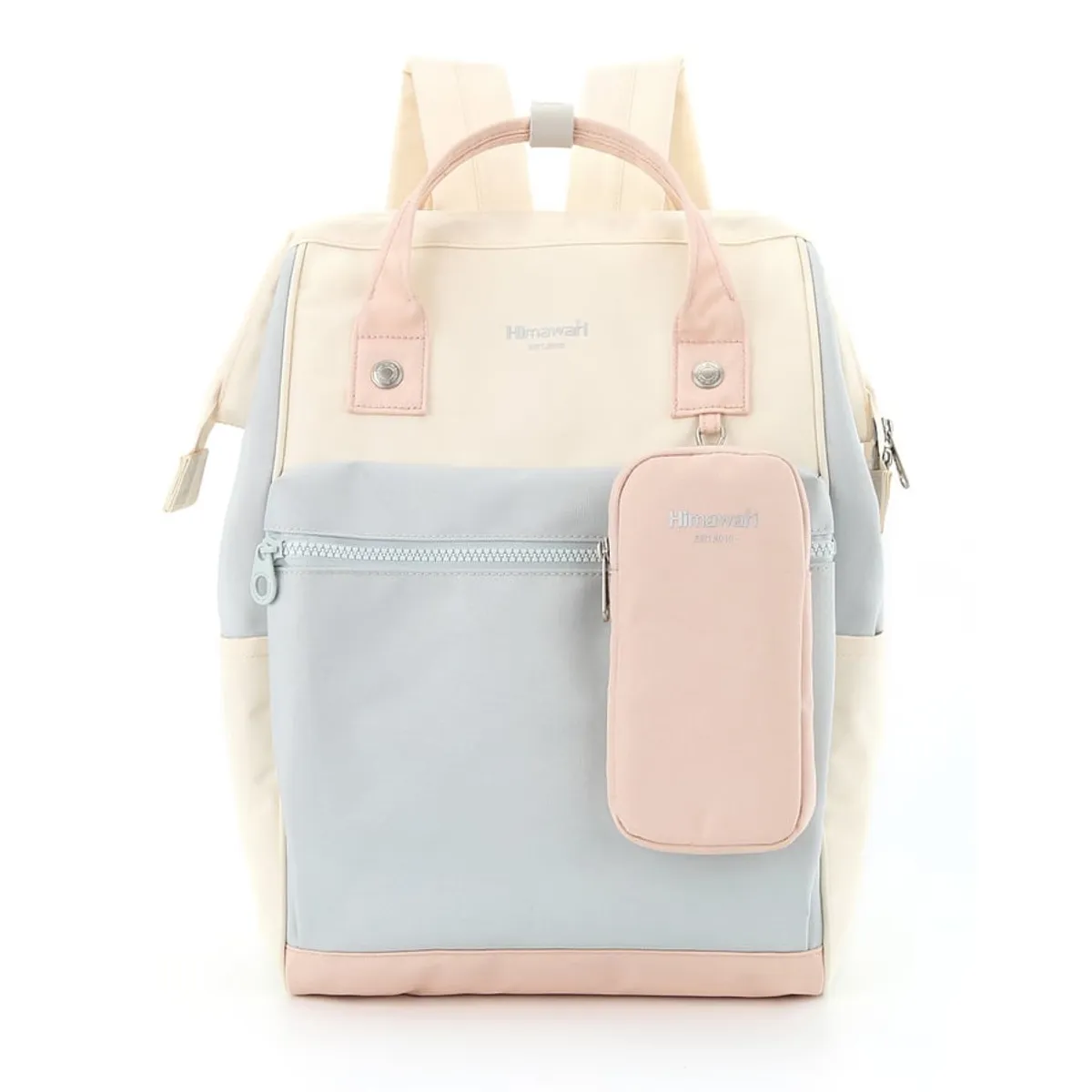 HIMAWARI - Himawari - Mochila Yuri para laptop 14 pulgadas #05-Rojo, Negro y Gris