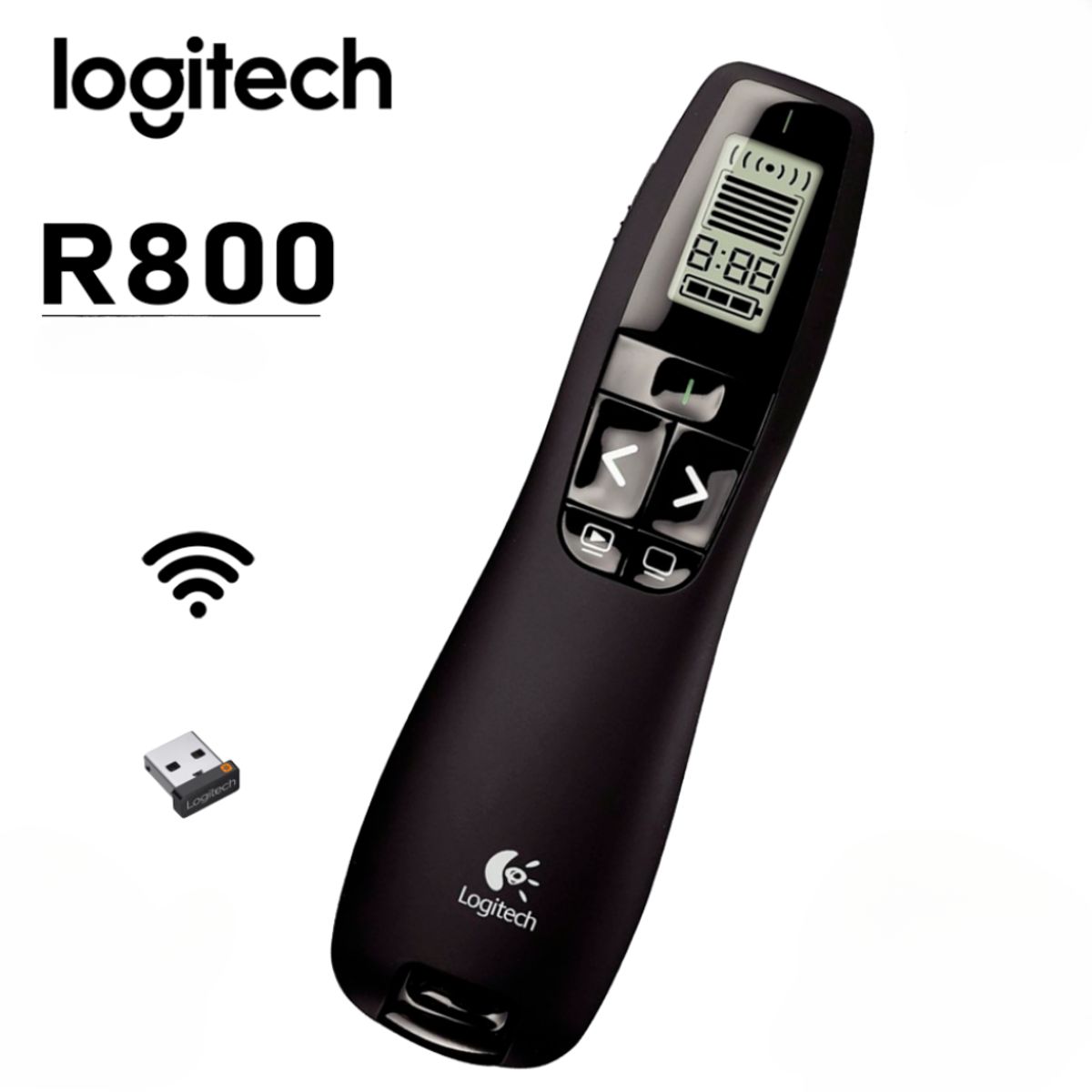 LOGITECH - PUNTERO LOGITECH R800 INALAMBRICO 30M GREEN LASER