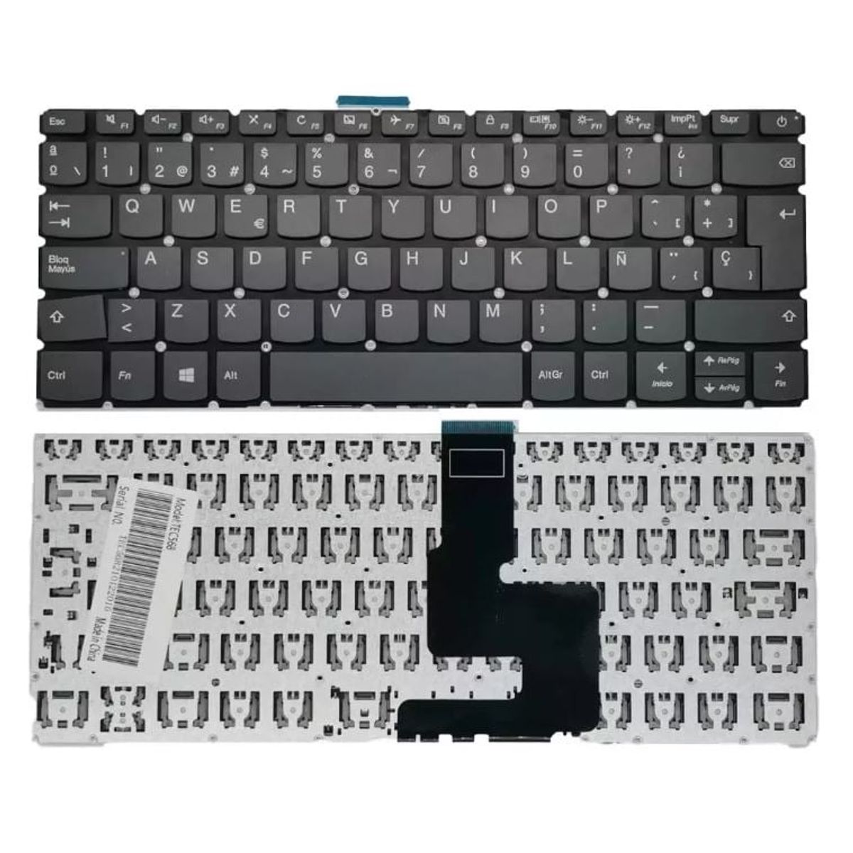 GENERICO - Teclado Compatible Lenovo Ideapad S145-14igm S145-14iil