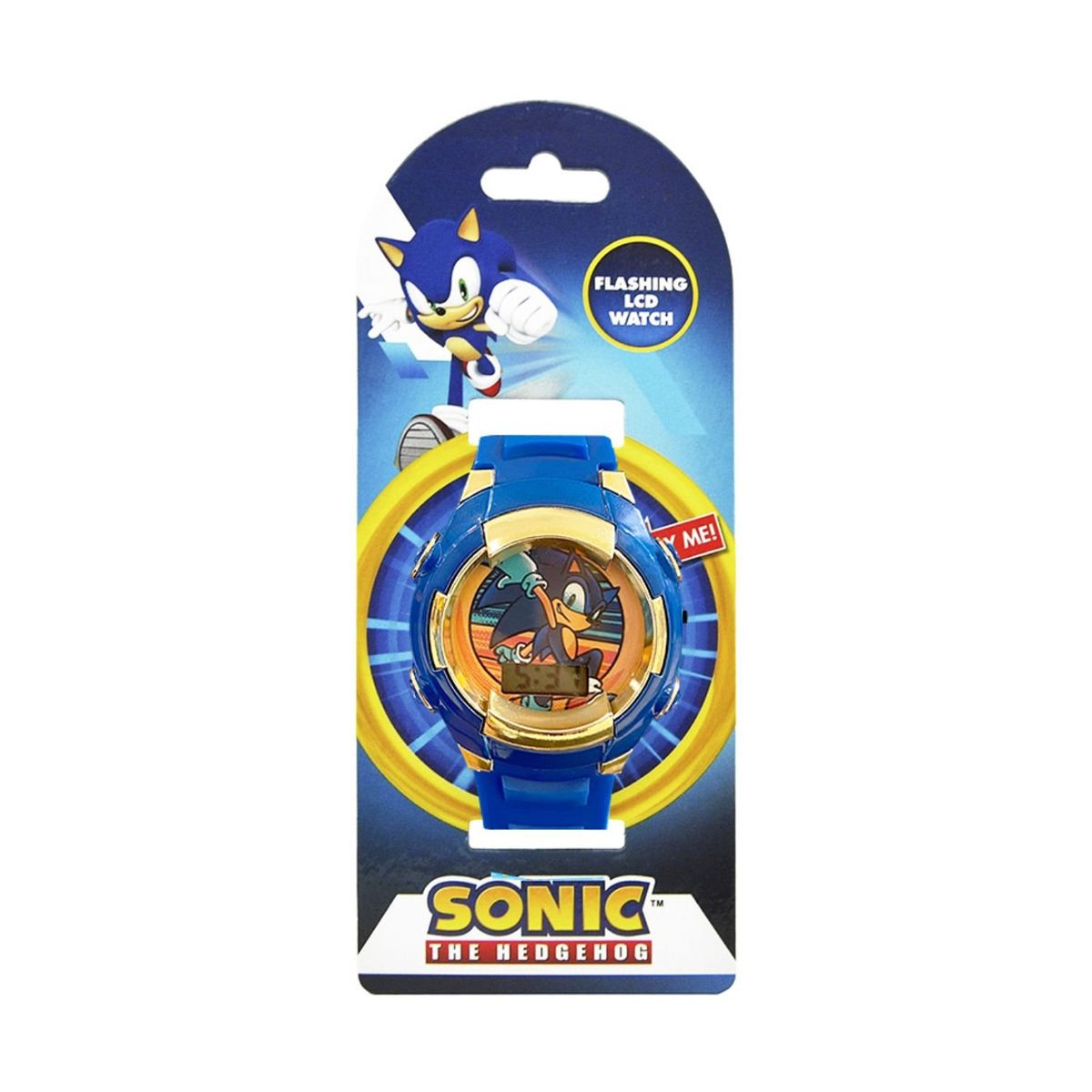 ACCUTIME - RELOJ SONIC LCD PARPADEANTE ACABADO METALICO SNC4199M