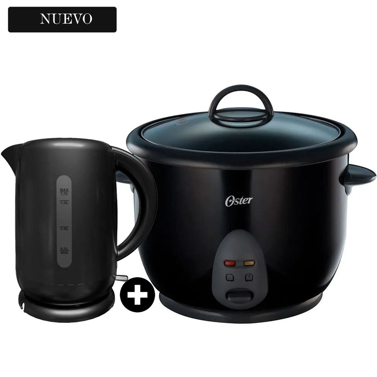 OSTER - Combo OSTER Olla Arrocera CKSTRC1700B+ Hervidor BVSTKT3101