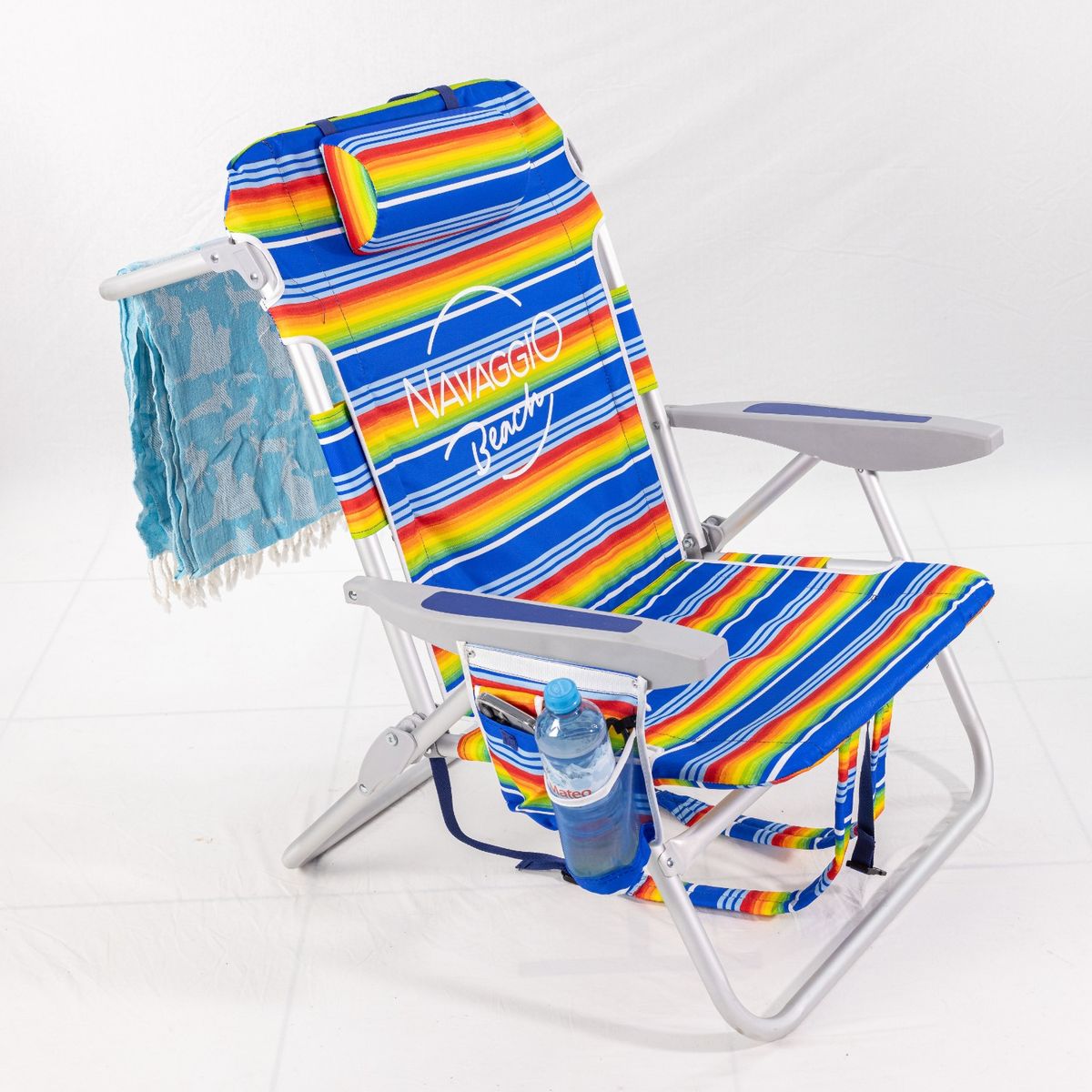 GENERICO - Silla de Playa Plegable 5 Posiciones Sunset