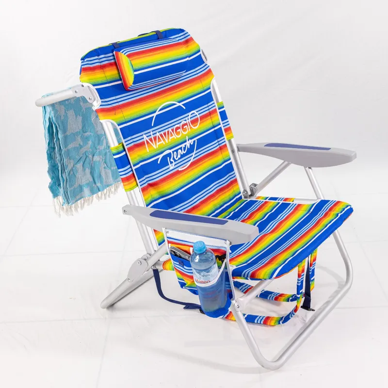 GENERICO - Silla de Playa Plegable 5 Posiciones Sunset