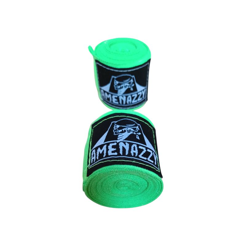 GENERICO - Vendas Elasticas Boxeo Artes Marciales 5 Mts Amenazzy Verde