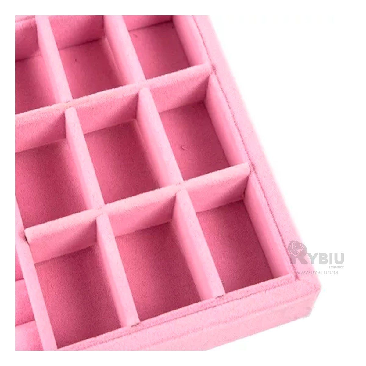 RYBIU IMPORT - Organizador Joyero en Rosado Y+MiniAgenda